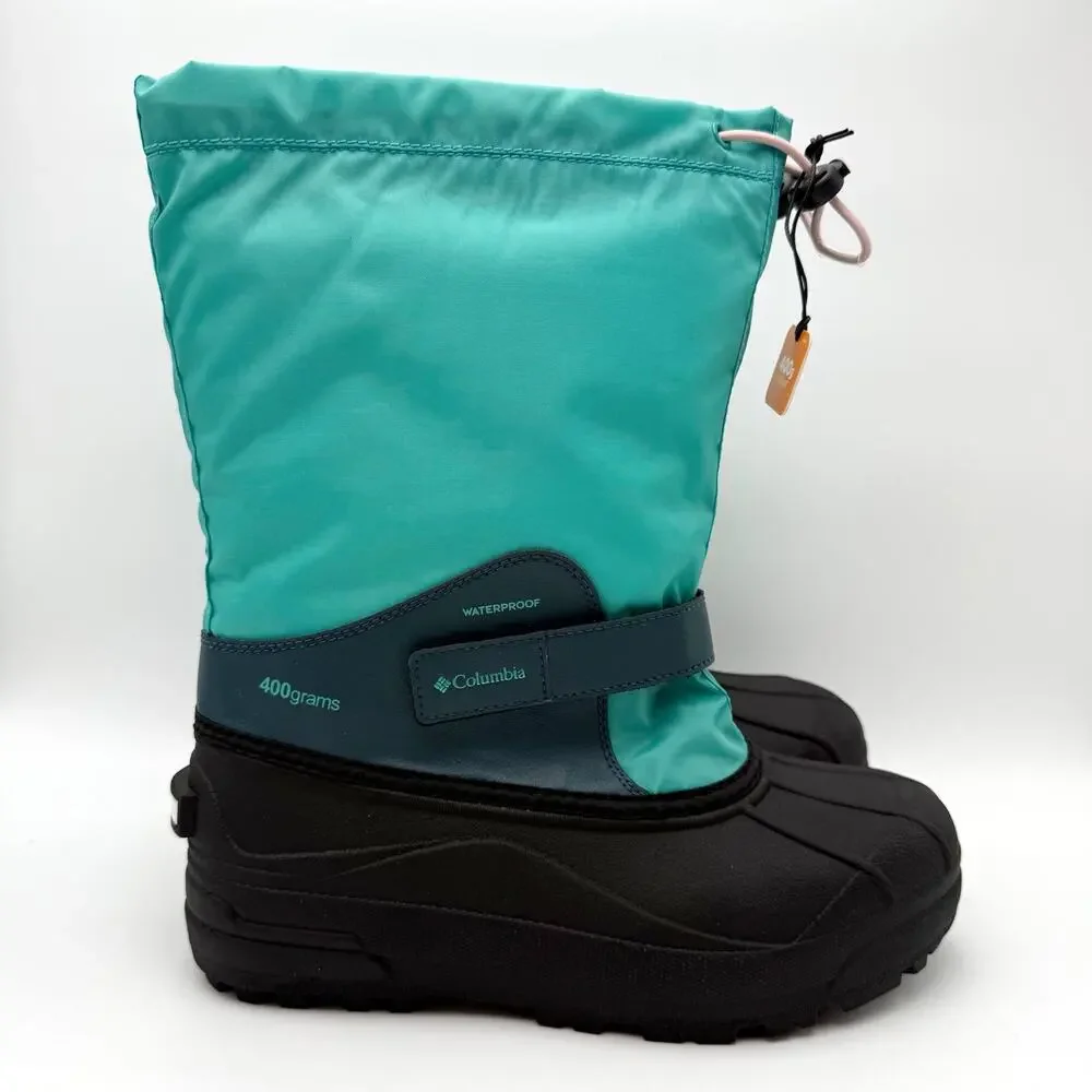 Columbia Kids Powderbug Forty Winter Boots US 7 Blue Waterproof Insulated NIB